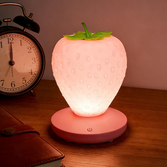 Fruit Shaped Touch Control Bedside Lamp, Multi-Brightness Adjustable Decorative Ambient Light For Indoor Space Styling