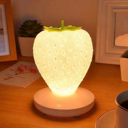 Fruit Shaped Touch Control Bedside Lamp, Multi-Brightness Adjustable Decorative Ambient Light For Indoor Space Styling