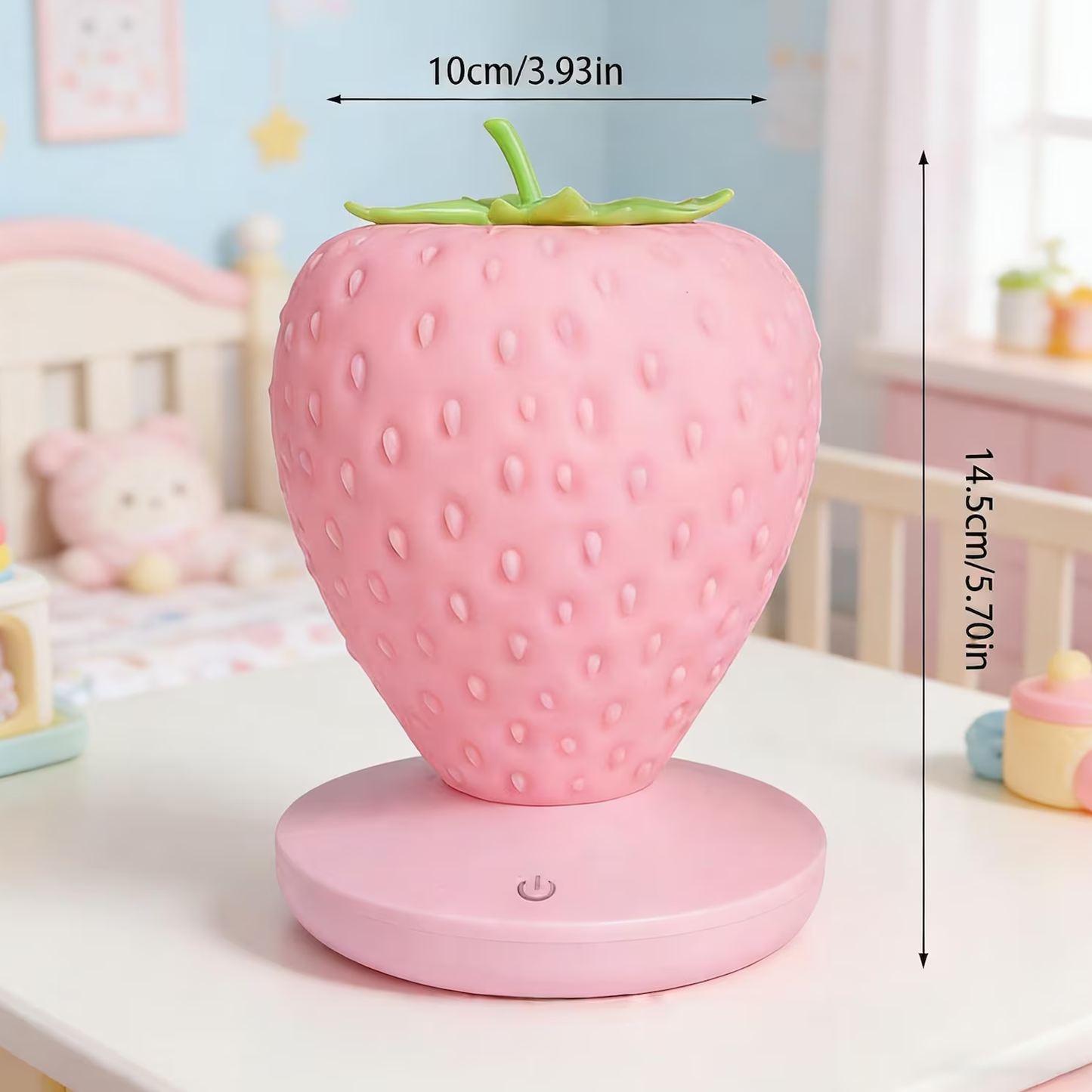 Fruit Shaped Touch Control Bedside Lamp, Multi-Brightness Adjustable Decorative Ambient Light For Indoor Space Styling