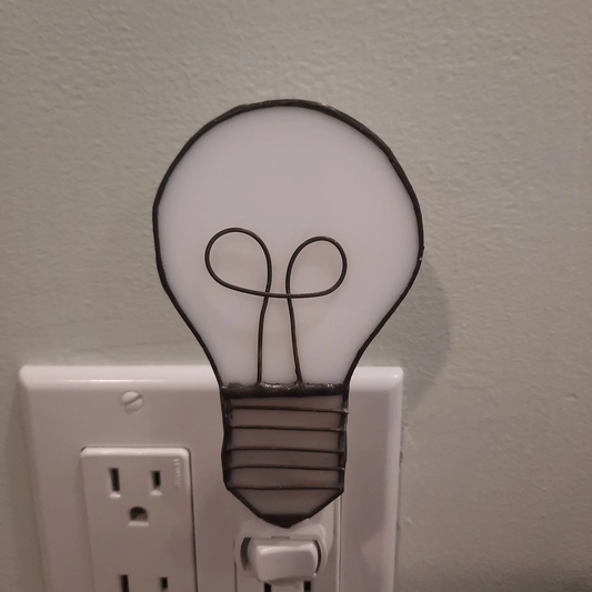 Vintage Bulb Shaped Plug-In Night Light, Decorative Wall Socket Ambient Lamp With Built-In On Off Control