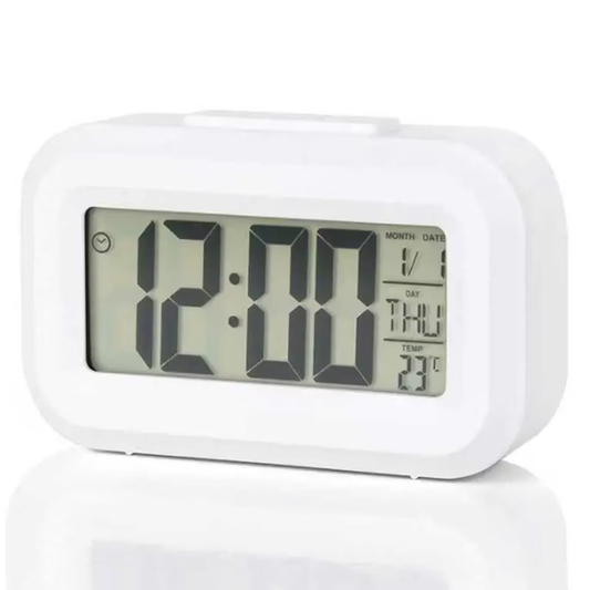 Compact Multifunctional Digital Timepiece, Desktop Alarm Clock With Multi-Data Display And Adjustable Night Illumination