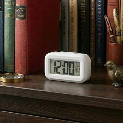 Compact Multifunctional Digital Timepiece, Desktop Alarm Clock With Multi-Data Display And Adjustable Night Illumination