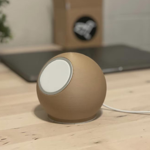 Weighted Spherical Wireless Charging Holder, Multi-Angle Desktop Support Stand For Magnetic Phone Chargers