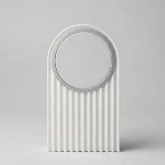 Ribbed Arch-Shaped Magnetic Charging Dock, Elegant Desktop Phone Support Stand For Wireless Charging Modules Stand